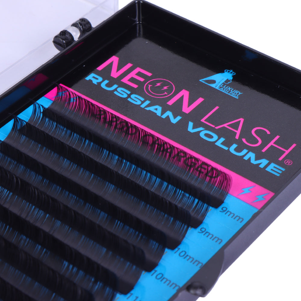 NEON LASH RUSSIAN VOLUME LASH TRAY 0.05 D CURL
